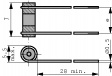 B59406-B60-A40 PTC-резистор с выводами 5.5 kΩ 60 °C