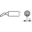 NT AX Soldering tip Chisel-shaped, curved 0.8 mm