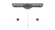FPWHANGER No-Stud TV Wall Mount, 37 ... 80", 50kg, Black