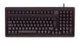 G80-1800LPCEU-2 19^ Keyboard, MX Black, Linear, EU US English with €/QWERTY, USB/PS/2, Black