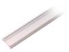 77260001S, Профиль для LED модулей; накладной; белый; 1м; алюминий, TOPMET