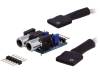 PMODCON4, Модуль Pmod; адаптер; GPIO; макетная плата; вилка Pmod,RCA x2, Digilent