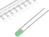 L-7104GD-TNB2.54, LED; 3мм; зеленый; 10-25мкд; 50°; Поверхность: выпуклая; Шаг:2,54мм, Kingbright