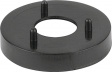 332.120 Nut cover without pointer 20 mm Black