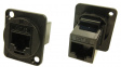 CP30220X RJ45 Panel Mount Adapter, XLR Housing, Unshielded, CAT5e 8P8C