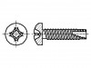 1382837 Винт; для металла; 3x8; Головка: цилиндрическая; Phillips; цинк