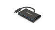 HB30C4AB USB Hub, 4x USB A Socket - USB C Plug