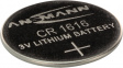 5020132 Lithium Button Cell Battery,  Lithium Manganese Dioxide, 3 V