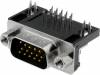 DS1038-15MBNSIA74 Гнездо; D-Sub HD; PIN:15; "папа"; Фиксация: винтами; угловой 90°