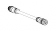1300280042 Micro-Change (M12) Double-Ended Cordset 5 Poles Male (Straight) to Female (Straight) 22 AWG Gray DeviceNet 5m