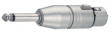 NA2FP Adapter XLR 3pol to tele 6.3 mm, 1 x XLR Female, 3-Pin, XLR