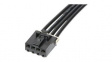 36921-0400 L1NK 396 Receptacle Cable Assembly, 3.96mm Pitch, 75mm, Black
