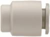 KQ2C16-00A, Заглушка; -1?10бар; L:28мм; Мат-л: полипропилен, SMC PNEUMATICS