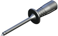 PRUEF 2600 BLACK, Test probe diam. 4 mm black, SKS Kontakttechnik