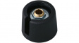 A3020049 Control knob with recess black 20 mm