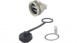 1310-0003-01 Гнездо; USB A; 1310; на панель, гайка сзади; пайка; с заглушкой