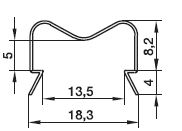 KC-196/TO-220, Натуральный; L: 18,3мм; H: 12,2мм; нержавеющая сталь, Seifert electronic