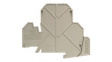 1839850000 [50 шт] End Plate, 80.35x1.5mm, Dark Beige