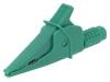 FCR79900G, Зажим "крокодил"; 20А; зеленый; макс.39мм; 1кВ, Cliff