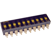 A6S-4101-H, Переключатель: DIP-SWITCH; Кол-во секций:4; ON-OFF; 0,025A/24ВDC, Omron
