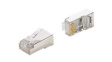 P88RB50S Modular Plug, RJ45, CAT3/CAT4/CAT5e, 8 Contacts, 8 Positions
