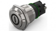 82-5162.1000.B001 Pushbutton Switch, 1CO, Momentary Function, Silver