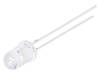 OSW5DK5A31A-5V LED; 5мм; белый холодный; 3000-4200мкд; 30°; Поверхность: выпуклая