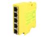 SW-505, Промышленный модуль: switch Ethernet; неуправляемый; 5?30ВDC, BRAINBOXES