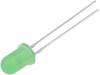 OSG8NU5B64A-12V LED; 5мм; зеленый; 68-90мкд; 60°; Поверхность: выпуклая; Шаг:2,54мм