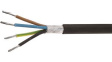 12430116 [100 м] Mains cable   3 x1.50 mm2 Copper strand tin-plated unshielded RADOX® 130 black