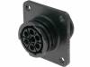 211398-1 Receptacle CPC1, Accepts Female Contacts/Square Flange