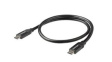 USB2C5C50CM Charging Cable USB-C Plug - USB-C Plug 500mm USB 2.0 Black