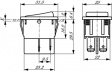 1835.1112 Кулисные переключатели 2P 10 A 250 VAC