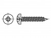 3316382 Винт; 3,5x25; Головка: цилиндрическая; Phillips; закаленная сталь