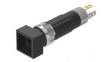 19-451.035 Illuminated Pushbutton Switch Actuator, 1NO, Black, IP40, Momentary Function
