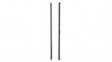 VRA6014 Rack Rail for 19" Cabinets, 2pcs, 800mm x 1.86m, Metal, Black