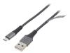 49283 Кабель; USB 2.0; вилка USB A,вилка micro USB B; 2м; 480Мбит/с