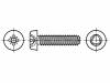 M6X10/BN2723 Винт; 6x10; Головка: цилиндрическая; Pozidriv; сталь; цинк; BN:2723