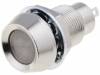 512-532-22, Индикат.лампа: LED; вогнутый; 24ВDC; Oотв: O12,7мм; IP67; латунь, Marl