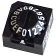 A6A-16R Кодирующий переключатель; HEX/BCD; Положения:16; THT; 0,1A/28ВDC
