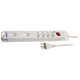 STEBA VARIABL DUO KS 4xT13+2xT with switch, Outlet strip 6 Type 12 - 3 m, Steffen