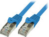 CP2026S Patch cord; F/UTP; 6; многопров; CCA; ПВХ; синий; 0,5м; 26AWG
