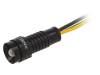 LGY-D5-230ACWK Индикат.лампа: LED; вогнутый; 230ВAC; Отв: O11мм; IP40; пластмасса