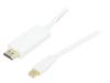 CV0125 Кабель; DisplayPort 1.2; вилка mini DisplayPort,вилка HDMI; 5м