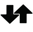 104422 Floor Arrows PU=1 PAK