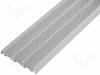 OF-PROFTRIADA-2, Профиль для LED модулей; плоский; L:2м; алюминий; прозрачный, OPTOFLASH