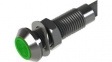 604-324-21 LED Indicator Green 5mm 12VDC 19mA