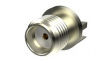 EMPCB.CSMAFSTJ.NI RF Connector, SMA, Brass, Socket, Straight, 50Ohm, Soldering