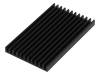 SK511 75 SA, Радиатор: штампованный; ребристый; черный; L:75мм; W:45мм; H:6мм, Fischer Elektronik