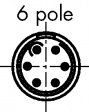 EGG.0B.306.CLL Разъем: круглый; Серия:0B; гнездо; пайка; на панель; "мама"; PIN:6